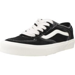 Buty VANS VN0009QJBPT1 Czarny. Czarne buty trekkingowe męskie Vans, bez wzorów, ze skóry, bez zapięcia, trekkingowe. Za 403.82 zł.
