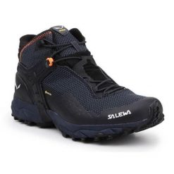 Buty trekkingowe męskie Salewa MS Ultra Flex 2 Mid Gtx. Szare buty trekkingowe męskie Salewa, bez wzorów, z materiału, sportowe, za kostkę, bez obcasa, bez zapięcia. Za 918.00 zł.