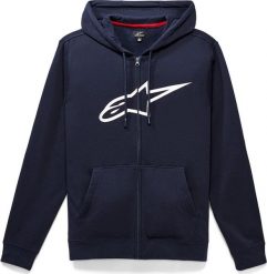 Alpinestars Bluza z kapturem ALPINESTARS AGELESS II ZIP HOODIE, Nav/White Rozmiar: XXL. Białe bluzy nierozpinane męskie Alpinestars, m, bez wzorów, bez ramiączek, z kapturem. Za 357.17 zł.