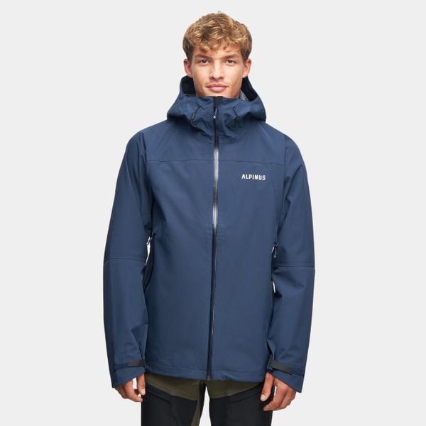 Kurtka trekkingowa męska Alpinus Collarada granatowa. Niebieskie kurtki męskie Alpinus, m, bez wzorów, sportowe, bez ramiączek, bez kaptura. Za 549.00 zł.