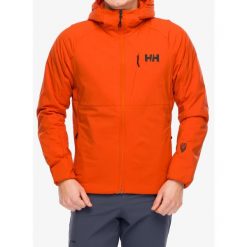 Kurtka ocieplana męska Helly Hansen Odin Stretch Hood Insulated 2.0. Brązowe kurtki męskie Helly Hansen, m, bez wzorów, sportowe, bez ramiączek, bez kaptura. Za 1,111.00 zł.
