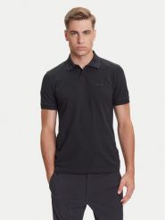BOSS Polo Paul 50506193 Czarny Slim Fit. Czarne koszulki polo męskie Boss, m, bez wzorów, z bawełny, bez kołnierzyka, bez ramiączek. Za 249.99 zł.
