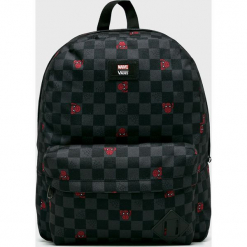 Vans - Plecak Spiderman. Czarne plecaki męskie Vans, z motywem z bajki, z poliesteru. Za 179.90 zł.