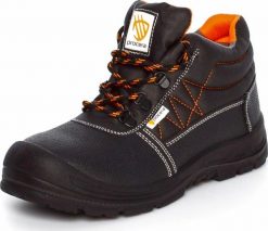 Buty trekkingowe męskie PROCERA FORCE S3 SRC - Trzewik ochronny FORCE z metalowym i nadlanym noskiem 36. Brązowe buty trekkingowe męskie PROCERA, bez wzorów, bez zapięcia. Za 80.12 zł.