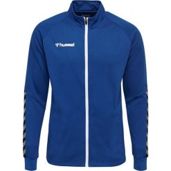 Kurtka Sportowa Hummel HML AUTHENTIC POLY ZIP JACKET granatowa. Niebieskie kurtki męskie HUMMEL, m, bez wzorów, bez kaptura, na fitness i siłownię. W wyprzedaży za 165.50 zł.