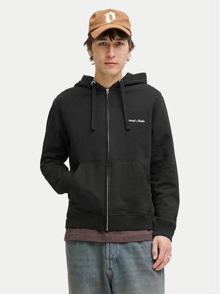 Jack & Jones Bluza Norrebro Emb 12282901 Czarny Regular Fit. Czarne bluzy rozpinane męskie Jack & Jones, l, bez wzorów, z bawełny, bez ramiączek, bez kaptura. Za 197.99 zł.