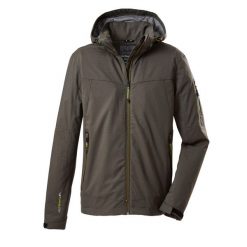 Kurtka męska Killtec - Vojak MN SOFTSHELL JCKT B. Brązowe kurtki softshell męskie KILLTEC, m, bez wzorów, z softshellu, bez kaptura, trekkingowe. W wyprzedaży za 225.00 zł.