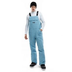 Męskie spodnie snowboardowe z szelkami Sporty zimowe Siroko B1 Zao. Niebieskie spodnie narciarskie i snowboardowe męskie SIROKO, bez wzorów, narciarskie. Za 591.00 zł.