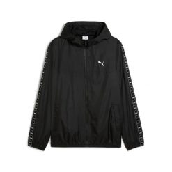 Puma Kurtka Ess Tape Windbreaker 68462901. Czarne kurtki męskie Puma, xl, bez wzorów, bez ramiączek, bez kaptura. Za 207.99 zł.