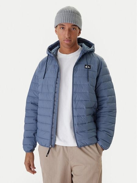 Quiksilver Kurtka przejściowa Scaly Hood EQYJK04189 Niebieski Regular Fit. Niebieskie kurtki męskie Quiksilver, m, bez wzorów, z syntetyku, bez ramiączek, bez kaptura. Za 279.99 zł.