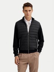 Bugatti Kurtka przejściowa 8750-95121 Czarny Regular Fit. Czarne kurtki męskie Bugatti, l, bez wzorów, z bawełny, bez ramiączek, bez kaptura. Za 809.99 zł.