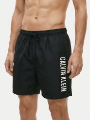 Calvin Klein Swimwear Szorty kąpielowe LV00N61047 Czarny Regular Fit. Czarne kąpielówki męskie Calvin Klein Swimwear, m, bez wzorów, z syntetyku. Za 289.99 zł.