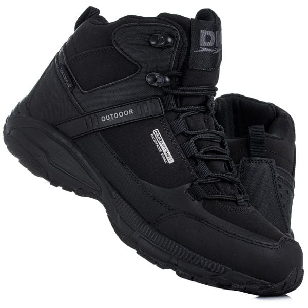Buty męskie wysokie zimowe DK PREDATOR HIGH. Czarne buty sportowe na co dzień męskie DK, na zimę, m, bez wzorów, z softshellu, sportowe, bez ramiączek, bez kaptura. Za 199.00 zł.