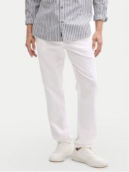 Tom Tailor Spodnie materiałowe 1044716 Biały Regular Fit. Białe spodnie na co dzień męskie Tom Tailor, bez wzorów, z bawełny. Za 189.99 zł.