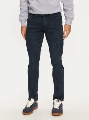 Jack & Jones Jeansy Glenn 12259055 Granatowy Slim Fit. Niebieskie jeansy męskie Jack & Jones, bez wzorów, z bawełny. Za 129.99 zł.
