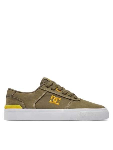DC Shoes Tenisówki Teknic S ADYS300739 Khaki. Brązowe trampki męskie DC Shoes, bez wzorów, ze skóry, bez zapięcia. Za 309.99 zł.