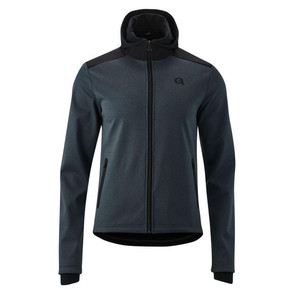 Bluza z kapturem Gonso Travo. Szare bluzy nierozpinane męskie Gonso, m, bez wzorów, z softshellu, z kapturem, rowerowe. Za 553.00 zł.