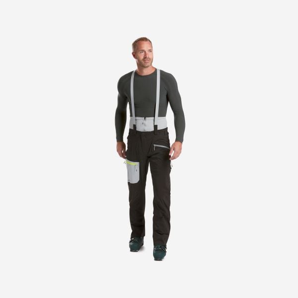 Spodnie skiturowe męskie Wedze Mountain Touring. Szare spodnie narciarskie i snowboardowe męskie WED'ZE, bez wzorów, z tkaniny, narciarskie. Za 699.99 zł.