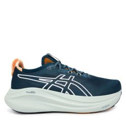 Buty do biegania Asics. Zielone buty do biegania męskie Asics, bez wzorów, bez zapięcia, do biegania. Za 679.99 zł.