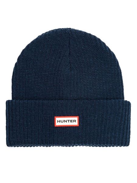 Hunter Czapka HTR-M3-002-AW24 Granatowy. Niebieskie czapki męskie Hunter, na zimę, bez wzorów, z poliesteru. Za 59.99 zł.