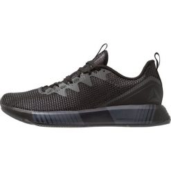 Reebok FUSION FLEXWEAVE Obuwie do biegania treningowe black/ash grey/coal. Czarne buty do biegania męskie Reebok, z materiału. Za 549.00 zł.