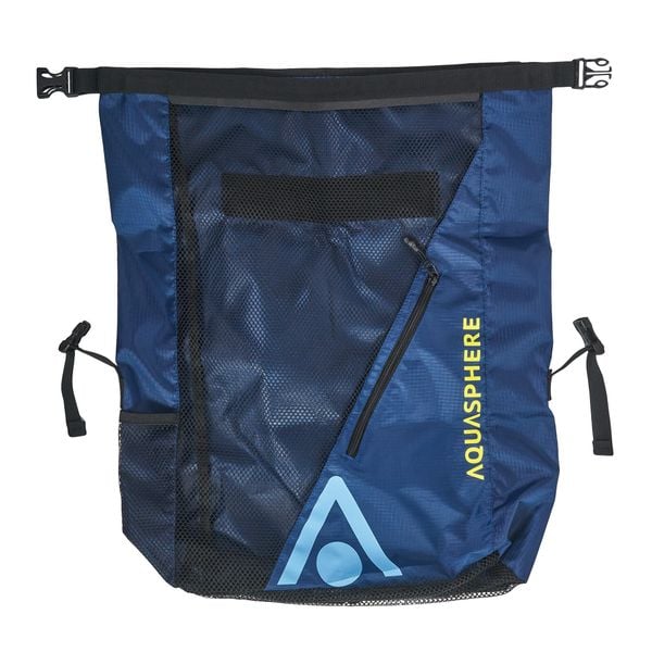 Plecak Aquasphere Gear Mesh. Niebieskie plecaki męskie Aqua Sphere, bez wzorów, z meshu. Za 98.95 zł.