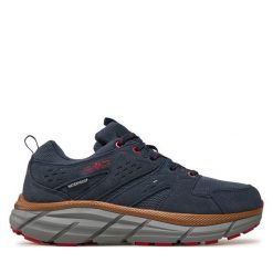 Trekkingi CMP. Niebieskie buty trekkingowe męskie CMP, bez wzorów, sportowe, bez obcasa, bez zapięcia. Za 289.99 zł.