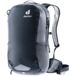 Plecak rowerowy deuter Race 16 l. Czarne plecaki męskie Deuter, bez wzorów. Za 379.99 zł.