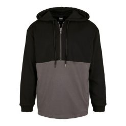 Bluza z kapturem Urban Classics relaxed. Czarne bluzy z kapturem męskie Urban Classics, m, bez wzorów, z kapturem. Za 244.50 zł.