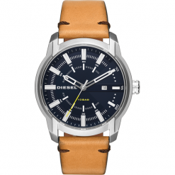 Zegarek DIESEL - Armbar DZ1847 Brown/Silver. Brązowe zegarki męskie Diesel. Za 589.00 zł.
