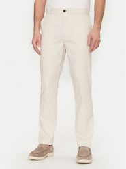 Tom Tailor Spodnie materiałowe 1044711 Beżowy Regular Fit. Brązowe spodnie na co dzień męskie Tom Tailor, bez wzorów, z bawełny. Za 139.99 zł.