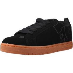 Buty DC COURT GRAFFIK M Czarny. Czarne buty zimowe męskie DC Shoes, bez wzorów, ze skóry, sportowe, bez obcasa, bez zapięcia. Za 405.04 zł.