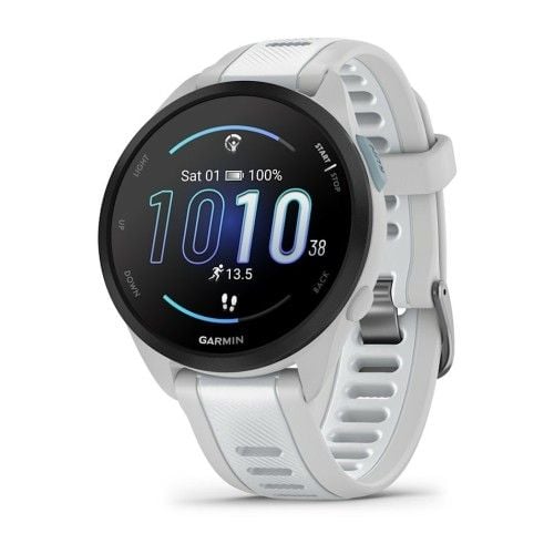 Zegarek sportowy Garmin Forerunner 165 Music AMOLED 43mm Mist Grey Whitestone. Szare smartbandy Garmin. Za 1,239.99 zł.