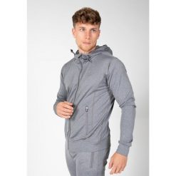Bluza fitness męska Gorilla Wear Glendo Jacket. Brązowe bluzy bez kaptura męskie GORILLA WEAR, m, bez wzorów, bez kaptura. Za 299.00 zł.