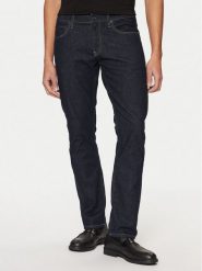 Calvin Klein Jeansy K10K111241 Granatowy Slim Fit. Niebieskie jeansy męskie Calvin Klein, bez wzorów, z bawełny. Za 259.99 zł.