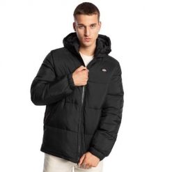 Kurtka zimowa męska Dickies Waldenburg Hooded. Czarne kurtki męskie Dickies, na zimę, m, bez wzorów, sportowe, bez ramiączek, bez kaptura. W wyprzedaży za 444.15 zł.