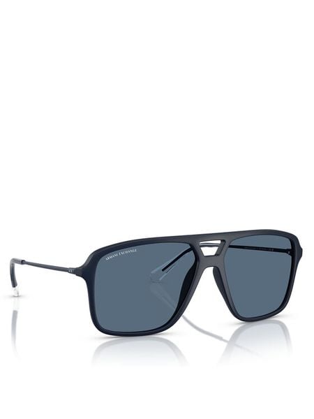 Armani Exchange Okulary przeciwsłoneczne 0AX4150SU 59 818180 Niebieski. Niebieskie okulary przeciwsłoneczne męskie Armani Exchange, bez wzorów, z syntetyku. Za 329.99 zł.