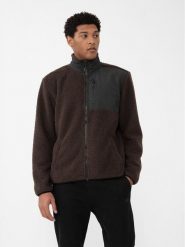 4F Polar 4FAW23TFLEM116 Brązowy Regular Fit. Brązowe bluzy z polaru męskie 4f, l, bez wzorów, z polaru, bez ramiączek, bez kaptura. Za 239.99 zł.