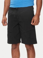 Jack & Jones Szorty materiałowe Velo 12249100 Czarny Regular Fit. Czarne szorty męskie Jack & Jones, bez wzorów, z materiału. Za 99.99 zł.