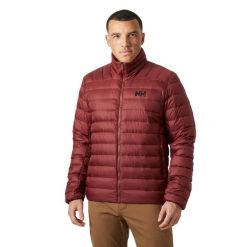 Kurtka puchowa Helly Hansen Verglas Down 2.0. Czerwone kurtki męskie Helly Hansen, bez wzorów, z puchu, sportowe, bez ramiączek, bez kaptura. W wyprzedaży za 994.00 zł.