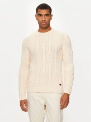 JOOP! Jeans Sweter 15 JJK-07Silano 30043085 Beżowy Modern Fit. Brązowe kardigany męskie JOOP! Jeans, l, bez wzorów, z bawełny, bez ramiączek. Za 659.99 zł.