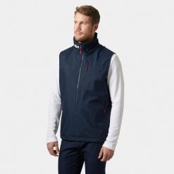 Kamizelka męska Helly Hansen Crew Vest 2.0. Niebieskie kamizelki męskie Helly Hansen, m, bez kaptura. Za 569.00 zł.