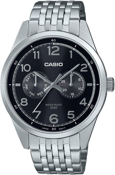 ZEGAREK MĘSKI CASIO MTP-E340D-1A (zd264a) + BOX. Zegarki męskie Casio. Za 322.99 zł.