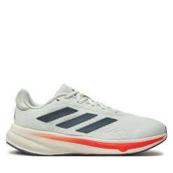 Buty do biegania adidas. Zielone buty do biegania męskie ADIDAS, bez wzorów, bez zapięcia, do biegania. Za 259.99 zł.