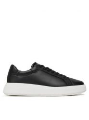 Calvin Klein Sneakersy Low Top Lace Up Lth HM0HM01016 Czarny. Czarne buty sportowe na co dzień męskie Calvin Klein, m, bez wzorów, ze skóry, bez ramiączek, bez kaptura. Za 389.99 zł.