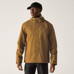 Kurtka turystyczna męska Matt II Wodoodporna. Żółte kurtki męskie Regatta, m, bez wzorów, z bawełny, sportowe, bez ramiączek, bez kaptura. W wyprzedaży za 229.99 zł.