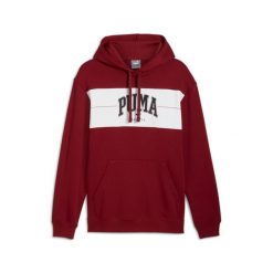 Bluza męska z kapturem PUMA SQUAD PUMA Intense Red. Czerwone bluzy z kapturem męskie Puma, m, bez wzorów, z dzianiny, z kapturem. W wyprzedaży za 157.10 zł.