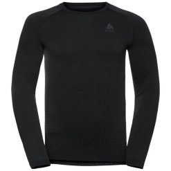 Longsleeve termoaktywny męski ODLO Performance Warm Bl Top Crew Neck. Czarne bielizna termoaktywna męska Odlo, m, bez wzorów, bez ramiączek, narciarskie. Za 289.99 zł.