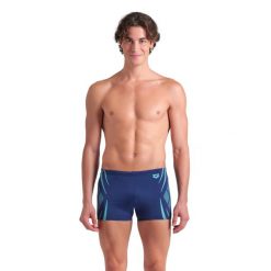 Szorty Kąpielowe Arena Monogram Swim Short. Niebieskie kąpielówki męskie ARENA, m, bez wzorów. Za 149.99 zł.