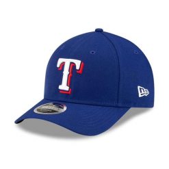 Czapka z daszkiem New Era 9forty Rangers MLB Plyr Rep MC. Niebieskie czapki męskie New Era, bez wzorów. Za 177.00 zł.